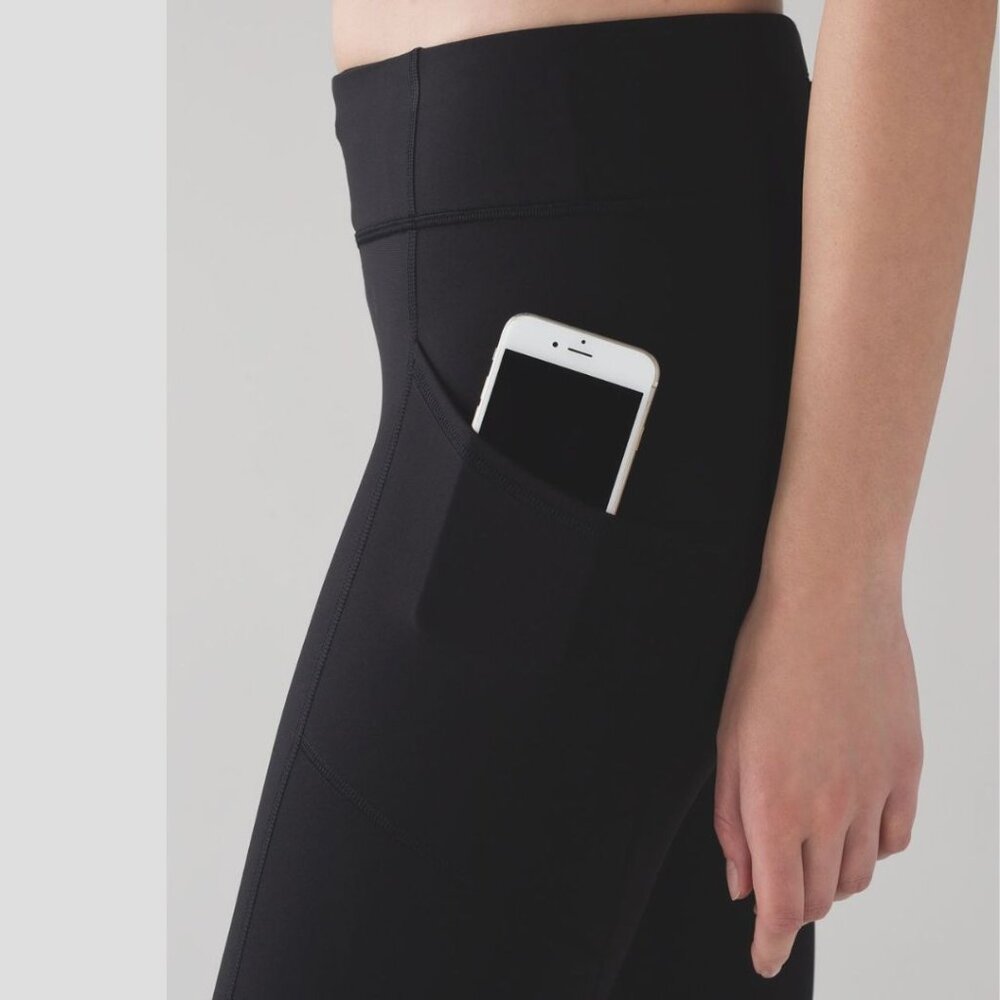 Lululemon - Tight Stuff Tight II *25" Scalloped W5ALBS | Size 4 | Black - Picture 10 of 14
